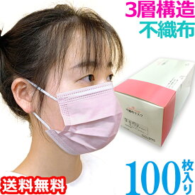 楽天市場 使い捨てマスク ピンクの通販