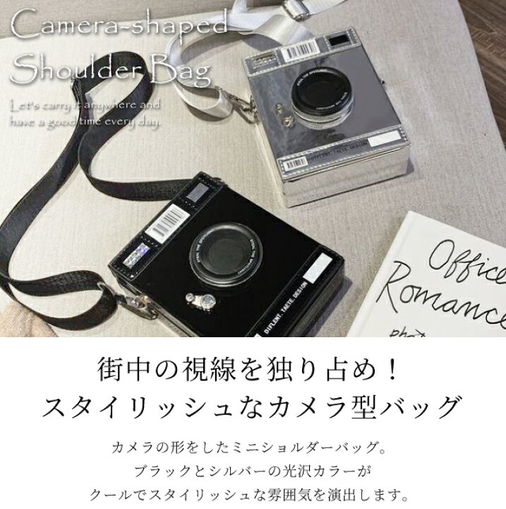 楽天市場】在庫限り！ショルダーバッグ レディース カメラ型 ミニ  