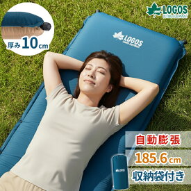 【正規販売店】ロゴス （ダブルバルブ・高密弾力） 100セルフインフレートマット・SOLO エアーマット キャンプ 車中泊 アウトドア キャンプマット レジャーマット LOGOS 72884190 (ro0a134)【あす楽対応】