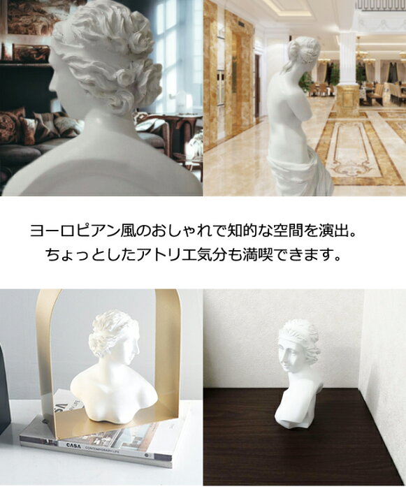 楽天市場】在庫限り 石膏像 風 デッサン 小型 サイズ 石膏 レプリカ像 