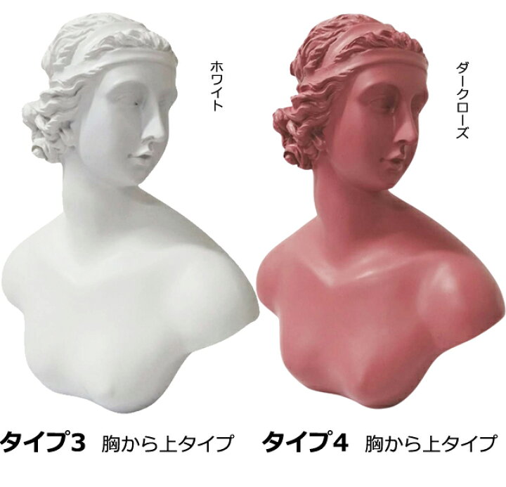 楽天市場】【クーポン対象】在庫限り 石膏像 風 デッサン 小型 サイズ 