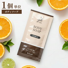 ボディソープ パウチ お試し 1個単位 ホテル アメニティ 旅行 用 トラベル GemiD×HE ゼミドハーバル 91000304 日本製 30点迄メール便OK(ma0a009)