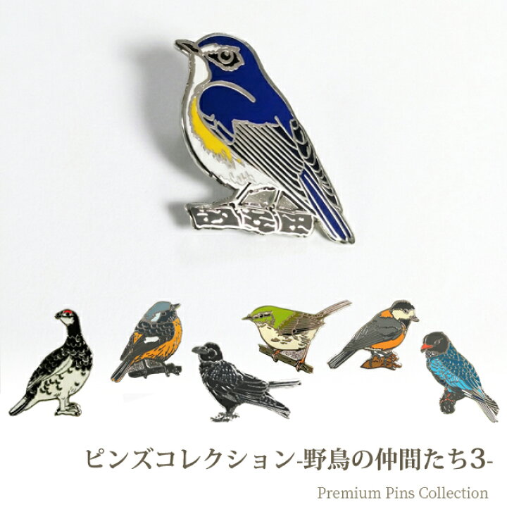 楽天市場】＼楽天1位／ピンバッジ 野鳥 ピンズ 3 日本 バッジ 