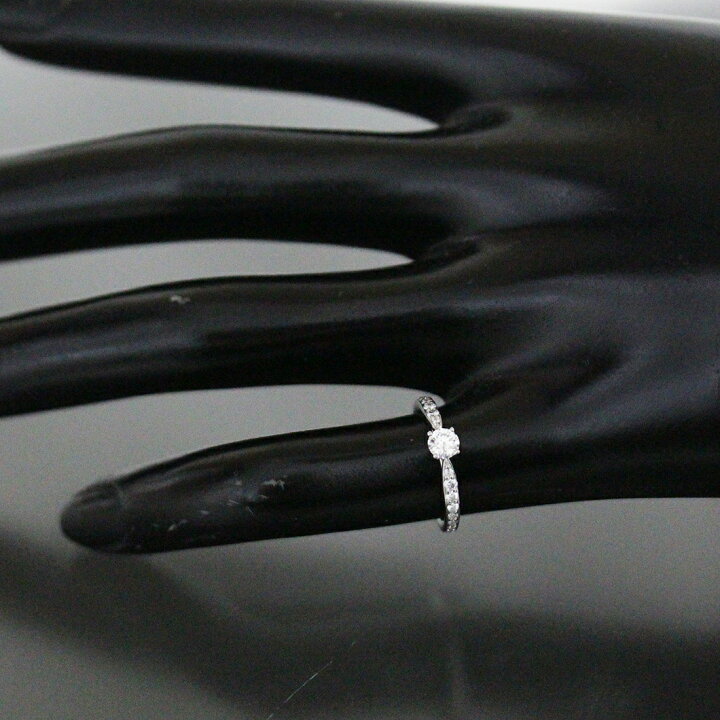 楽天市場】ティファニー ダイヤ リング 0.22ct VVS1 3EX pt950 箱鑑 