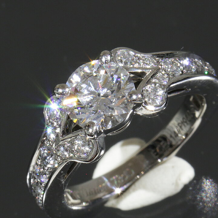 楽天市場】カルティエ ダイヤ 0.73ct VVS2 G 3EX リング 4号 Pt950  