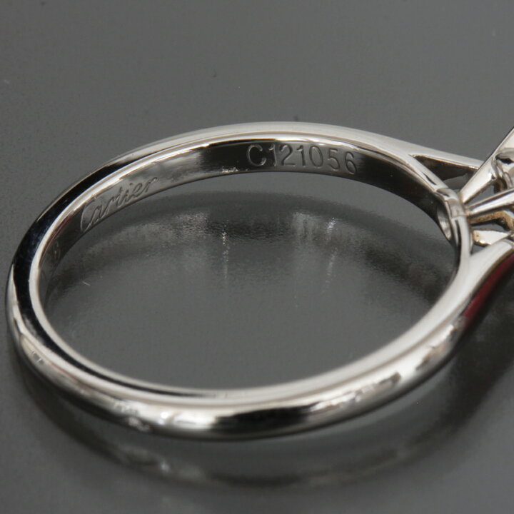 楽天市場】カルティエ リング ダイヤ 0.38ct 7号(47) pt950 箱 仕上済 