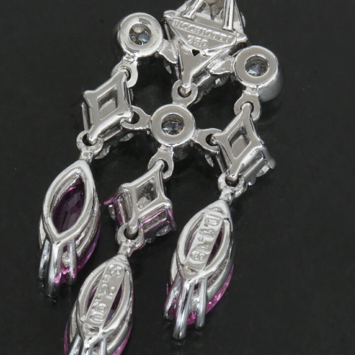 楽天市場】ピキョッティ ダイヤ 1.18ct ピンクサファイヤ 2.9ct トップ 