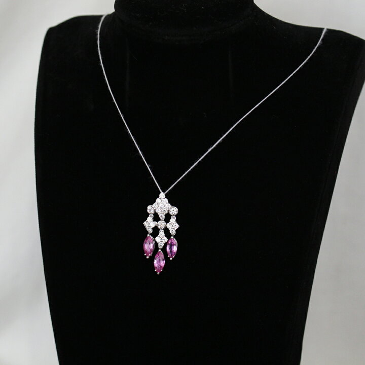 楽天市場】ピキョッティ ダイヤ 1.18ct ピンクサファイヤ 2.9ct トップ 