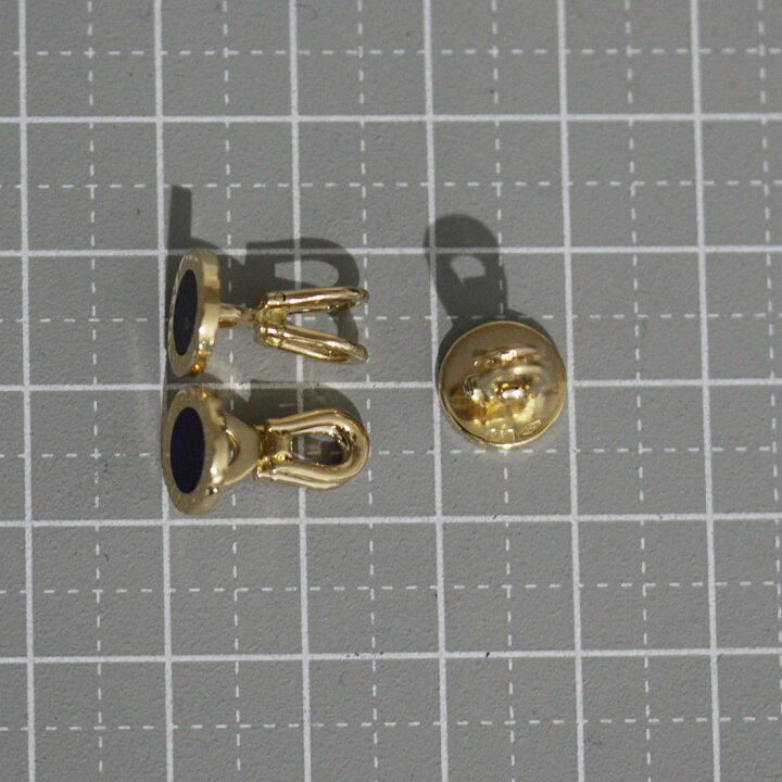 楽天市場】ブルガリ BVLGARI カフス ラピスラズリ K18YG 新品仕上済 