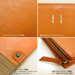【送料無料】レザー二つ折り財布fesフェス48181レザー本革カウレザーステッチナチュラル仕分け上手使いやすいプレゼントランチコンビニ誕生日母の日クリスマスズッケロフィラートキャメルファスナーラッピング無料