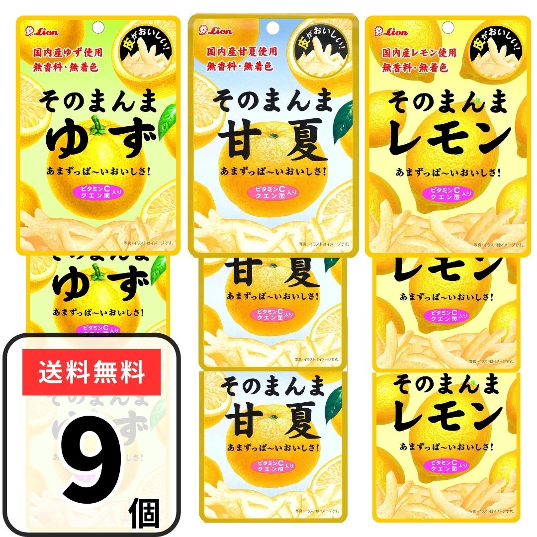 楽天市場】ライオン菓子 そのまんまシリーズ 全3種 9袋【そのまんま