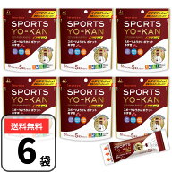 井村屋 スポーツようかん ポケット あずき 6袋（18g×30本） 羊羹 スポーツ羊羹 ようかん 個包装 保存食 …
