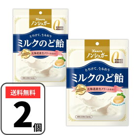 ノンシュガー ミルクのど飴 のど飴 72g×2袋 ノンシュガーのど飴 カンロ キャンディ シュガーフリー 砂糖ゼロ 糖類ゼロ