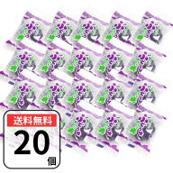 村岡食品 ぶどう味カリカリ梅 1粒×20個 個包装
