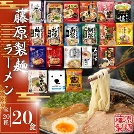 藤原製麺 ラーメン インスタントラーメン 詰め合わせ 20種 20食セット
