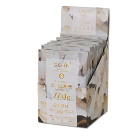 【送料無料】GRON グロン プロテインブレンド（ゴールデンウォーリアー) / 20g x 12袋