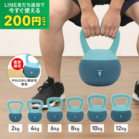 【LINE200円OFFクーポン×23日20時〜ポイント5倍】グロング GronG ケトルベル ソフト やわらかい素材 持ちやすいワイドハンドル 自宅用 筋トレ器具