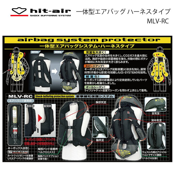 ヒットエアー Hit Air エアバックベスト 赤 Sサイズ Jp店 Mlv2 C ヒットエアー Hit Air エアバックベスト 赤 Sサイズ Jp店 Mlv2 C
