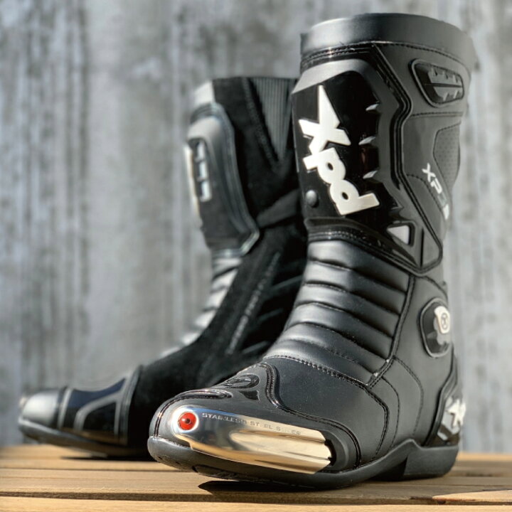 XPD XP3-S レーシングブーツ 29.5㎝(46) BK/RD 