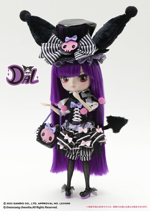楽天市場】DAL（ダル）／Kuromi×DAL Collaboration doll(クロミ×ダル 
