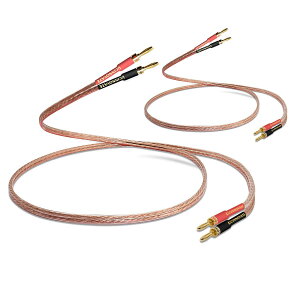 ���_�f������ �X�s�[�J�[�P�[�u�� �o�i�i�v���O�t 2�{1�g banana plug �o�i�i�v���O���H�� �v���O �X�s�[�J�[ �P�[�u�� 1.5Mx2�{ AAV-281