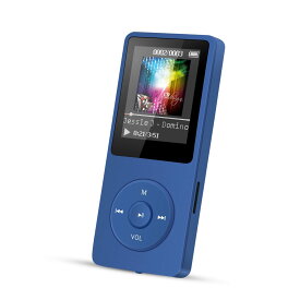 ブルー MP3プレーヤー A02 容量8GB 音楽再生なら最大70時間のロスレスサウンド MP3プレーヤー AAV-96a