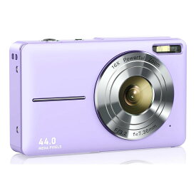 デジタルカメラ デジカメ コンパクト HDカメラ 1080P 4400万画素 手ブレ補正 軽量 携帯便利 2.4インチIPS画面 32gメモリーカード付属 AKM-234