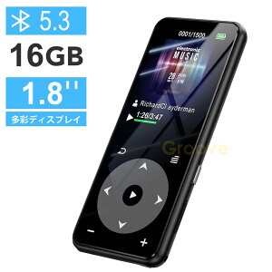 MP3v[[ Bluetooth5.3 Xs[J[ HiFi fW^I[fBIv[[ ^b`pl FMWI 16GB AMP-020