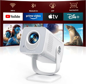 �v���W�F�N�^�[ Android TV ���� ���^ �ƒ�p �Z�������e 30000LM 1080P 4K�Ή� WIFI6 Bluetooth5.4 ������`�␳ �z�[���v���W�F�N�^�[ APJ-157