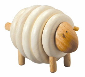 プラントイ 木のおもちゃ レーシングシープ 羊 ひつじ 木製玩具 知育玩具