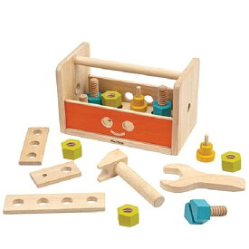 プラントイ 木のおもちゃ ロボットツールボックス 知育玩具