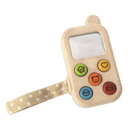 プラントイ 木のおもちゃ マイスマートフォン ベビー用 電話 木製玩具 知育玩具