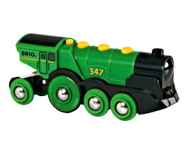 BRIO ブリオ 木製レール ビッググリーンアクション機関車 木製玩具