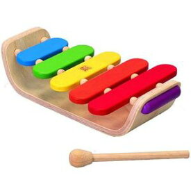 プラントイ 木のおもちゃ オーバルシロフォン 木琴 楽器 木製玩具