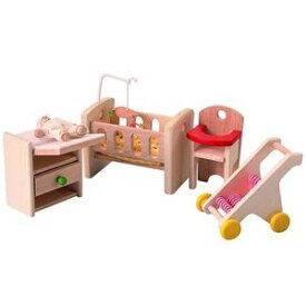プラントイ 木のおもちゃ ドールハウス 育児ルーム おままごとに 木製玩具