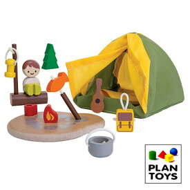 プラントイ 木のおもちゃ キャンピングセット 木製 キャンプ プランシティ 知育玩具