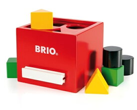 BRIO ブリオ 木のおもちゃ 形合わせボックス レッド 知育玩具 木製玩具