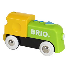 BRIO ブリオ 木のおもちゃ バッテリーパワー機関車 列車 単三電池 マグネット ファーストレールウェイ