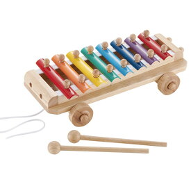 シロフォンカー 木のおもちゃ 森のあそび道具 シロホン 楽器玩具 知育玩具