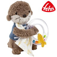 フェーンリング ラッコ フェーン社 fehn ソフトラトル ガラガラ ドイツ おしゃれ 布製 ファーストトイ リ…