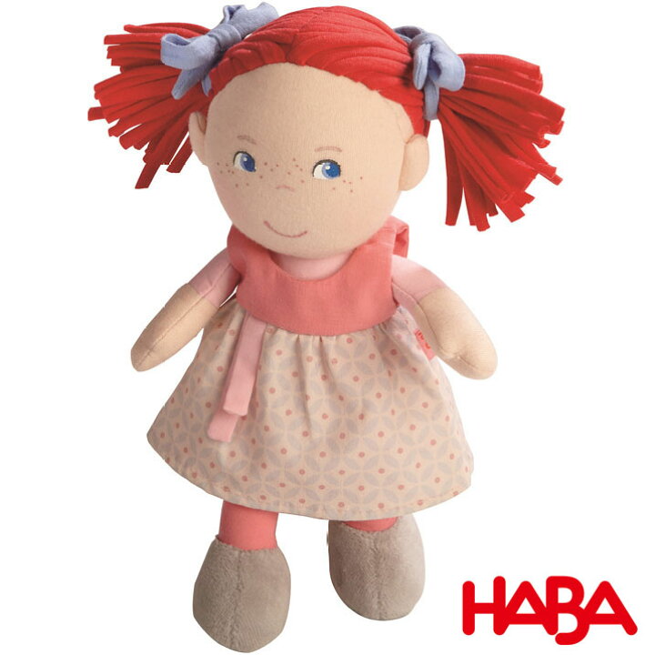 楽天市場 Haba ハバ 布製缶入りドール 赤毛のミリ 女の子 人形 ぬいぐるみ おままごと あす楽対応 木のおもちゃと雑貨 Sora