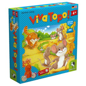 ねことねずみの大レース 日本語説明付き ペガサス社 知育玩具 ボードゲーム すごろく テーブルゲーム Viva Topo!