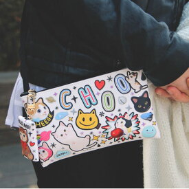 jetoy チューチュー本舗 かわいい 猫雑貨 猫のミニポシェットチャーム付 フレンズネコ 斜め掛けバッグ ショルダーバッグ