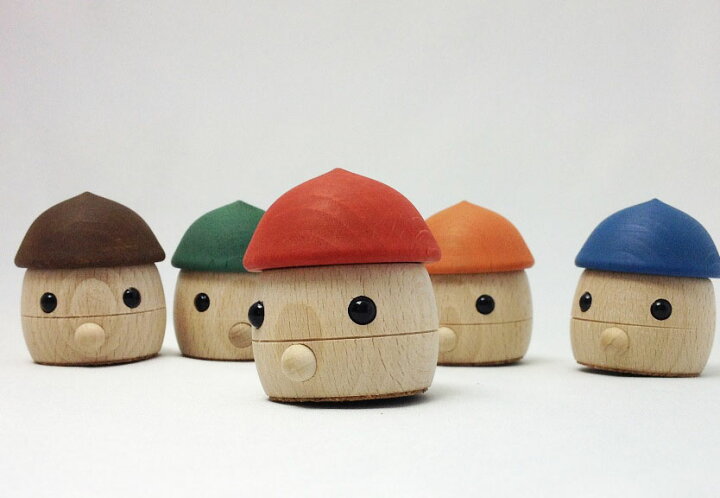 楽天市場】木のおもちゃ どんぐりころころ 赤・青・緑・茶・オレンジ おもちゃのこまーむ 日本製 木製玩具 繰り返し動くおもちゃ ブナ材 知育玩具  【あす楽対応】 : 木のおもちゃと雑貨 Sora