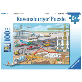 ジグソーパズル 子供用 空港建設中 100ピース 知育玩具 6歳から ラベンスバーガー Ravensburger