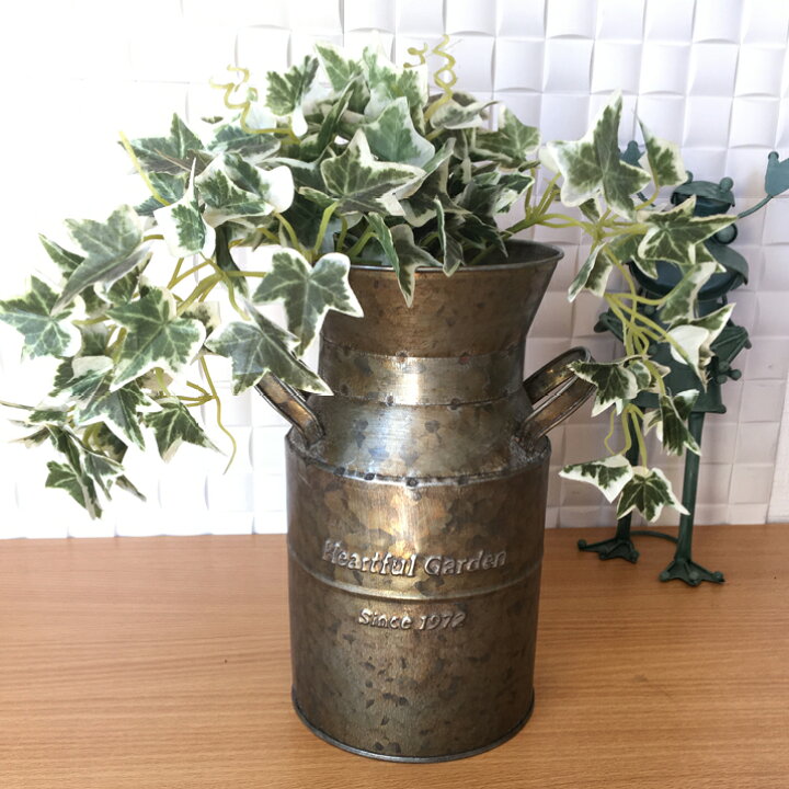 楽天市場 プランター ブリキ おしゃれ ポット アンティーク ミルクポット 鉢カバー ドライフラワー プランター おしゃれ ガーデニング雑貨 あす楽対応 木のおもちゃと雑貨 Sora