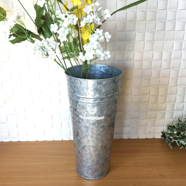 楽天市場 花桶 ブリキ シルバーロングポット 花筒プランター Foret Silver Tin ドライフラワー 造花 ガーデニング ロングバケツ シルバー ｍ あす楽対応 木のおもちゃと雑貨 Sora