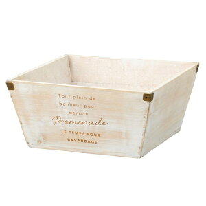 プランター 木製 おしゃれ 4号鉢×4 寄せ植え スクエア 四角型 ナチュラル ウッド ホワイト プランターカバー 鉢カバー