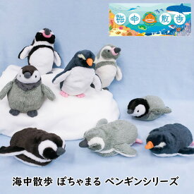 ペンギン ぬいぐるみ S ぽちゃまる 海中散歩 ぺんぎん かわいい コウテイペンギン フンボルトペンギン マゼランペンギン 子ペンギン 皇帝ペンギン イワトビペンギン