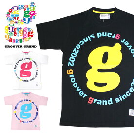 【本日限定ポイント最大20倍】 GROOVER GRAND グルーバーグランド Tシャツ 半袖 メンズ かっこいい 白 黒 ピンク ビックロゴ 可愛い ストリート系 ファッション スケボー ダンス 衣装 B系 XXL 2XL 2L 3L 大きいサイズ プレゼント クリスマス